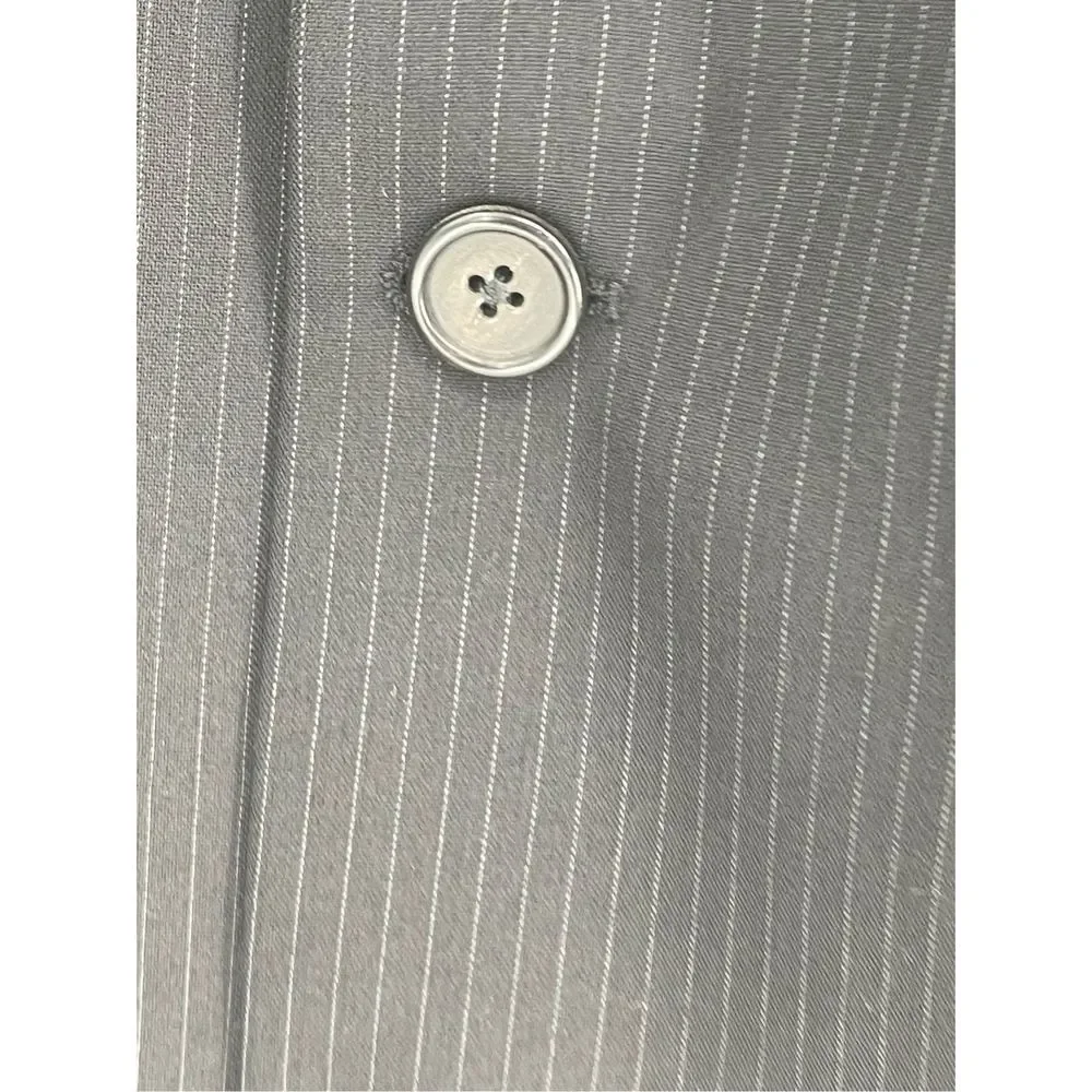 Hugo Boss Blazer Sport Coat Men's Size 40 S‎ Black Striped Super 100 Wool